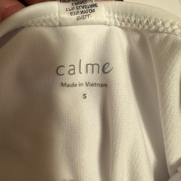 CALME by Johnny Was White Tank One Piece, Size Small (v) - Picture 5 of 8